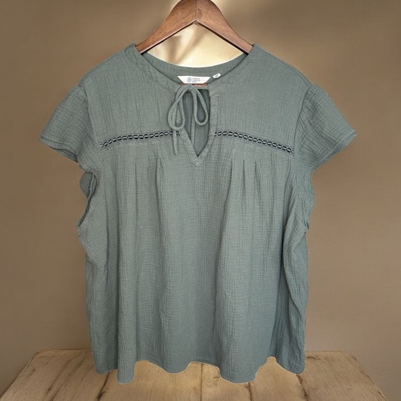 Candace Cameron Bure Tops - Candace Cameron Bure Sage Blouse